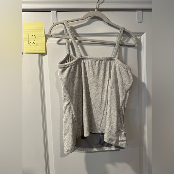 Grey Ridded Tank Top - Picture 4 of 4